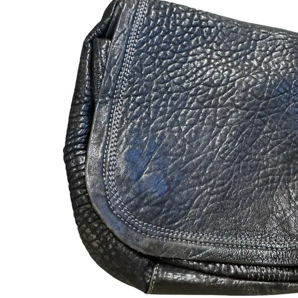 Lanvin pebbled leather